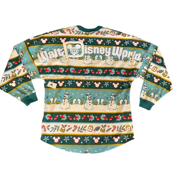 Disney Tops - Disney SPIRIT JERSEY Walt Disney World Christmas Mickey Mouse Holiday Shirt S